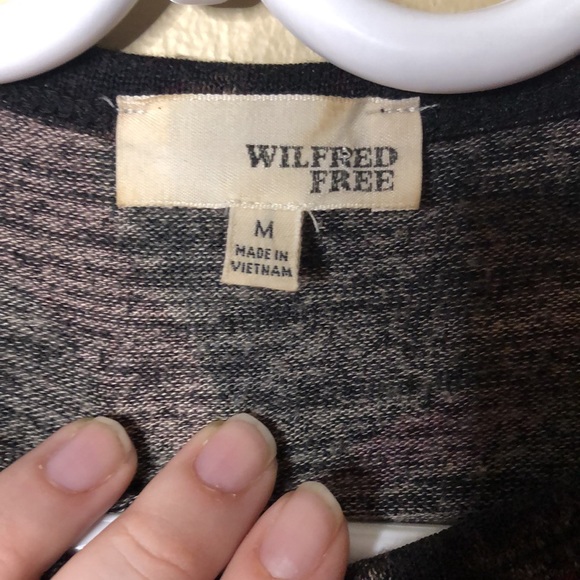 Wilfred free floral long sleeve crop top - Picture 2 of 3